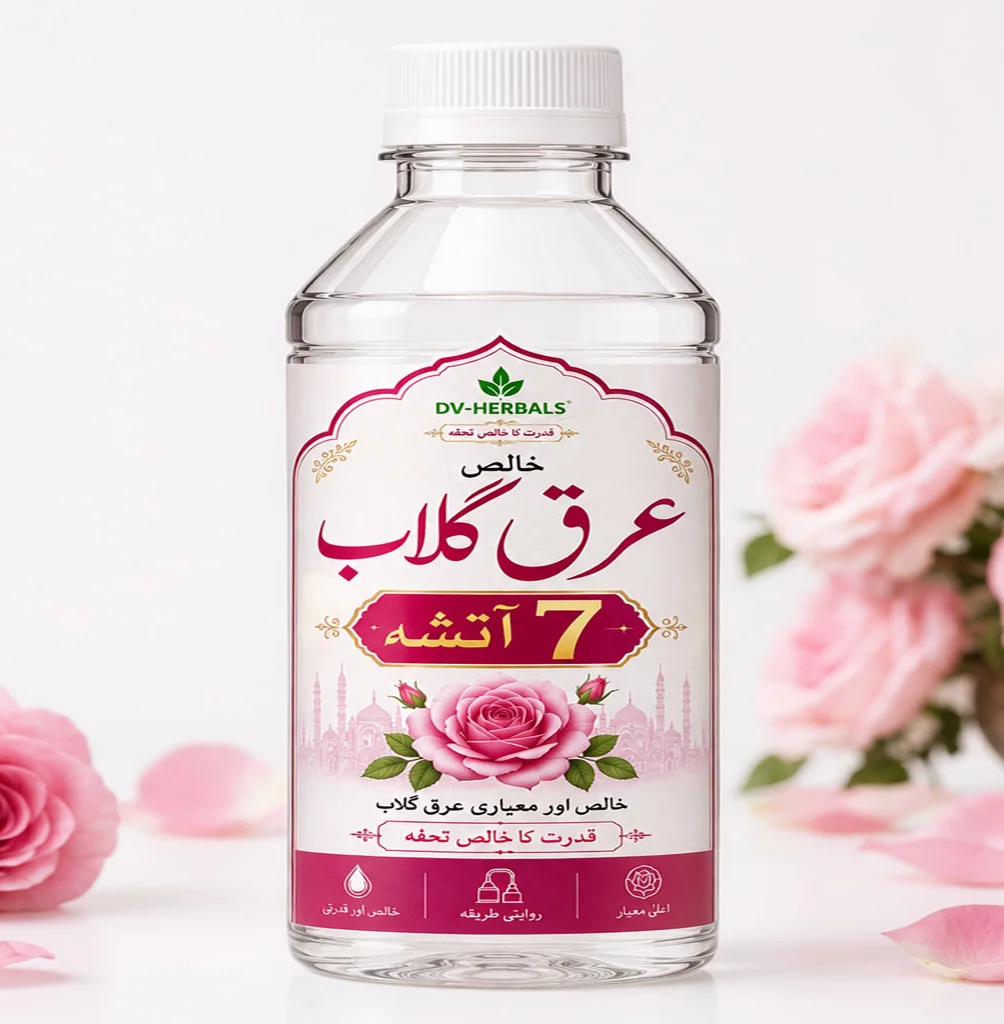 DV-Arq Gulab 7 Atisha - عرق گلاب 7 آتشہ - Herbal Product - DV-Herbals